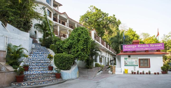 Ganga Beach Resort Rishikesh Bagian luar foto