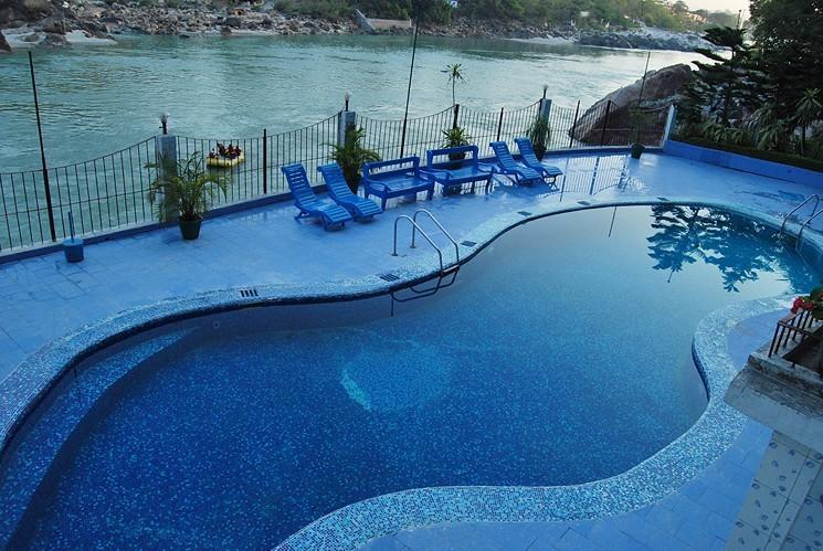 Ganga Beach Resort Rishikesh Bagian luar foto